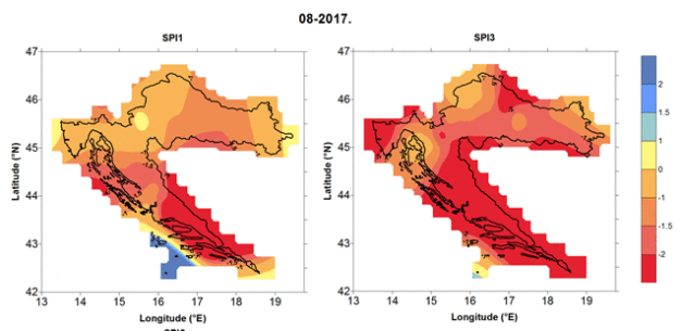 August rainfall